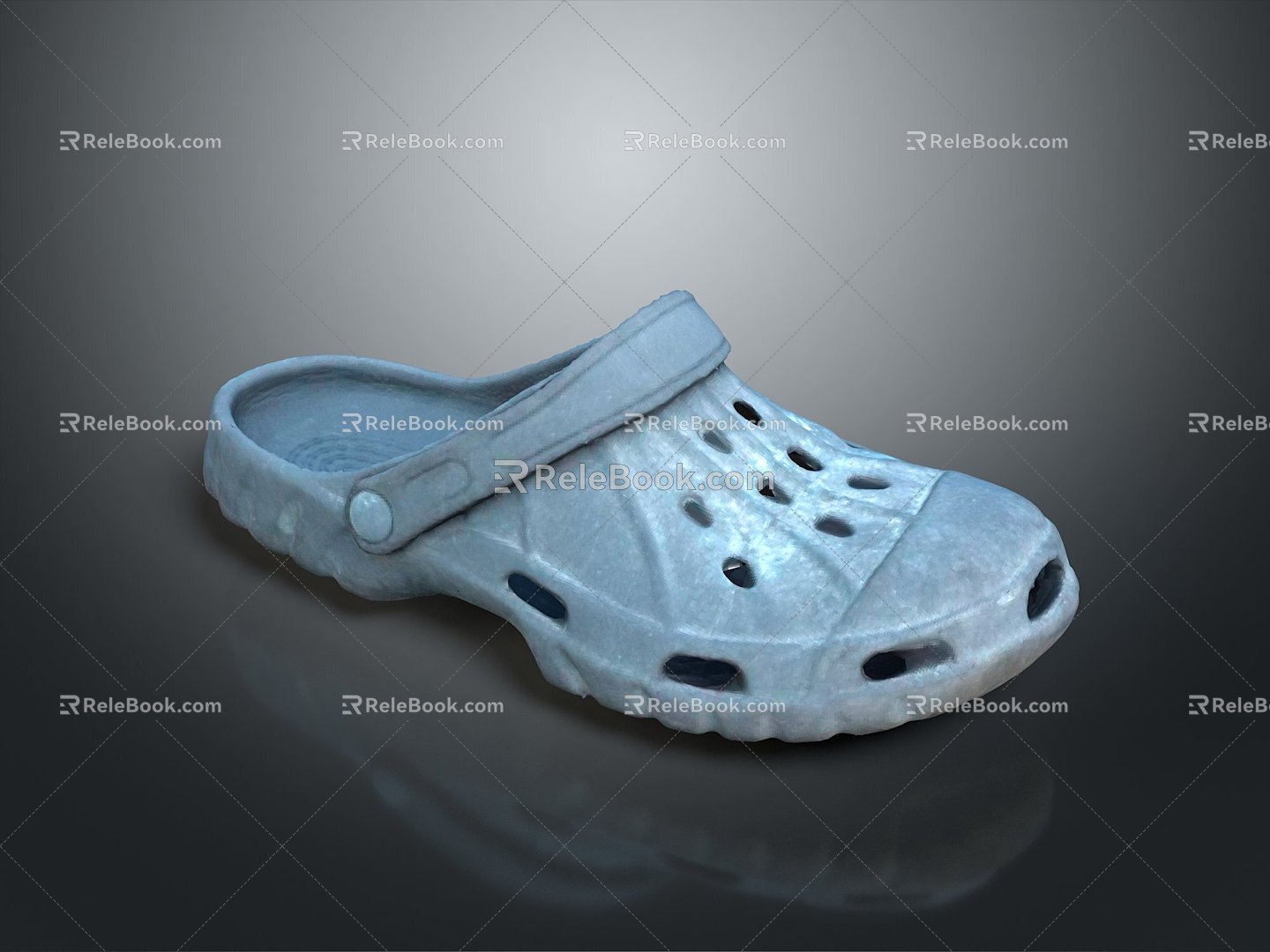 Slippers Sandals Beach Shoes Bubble Shoes Cave Shoes Realistic 3d model