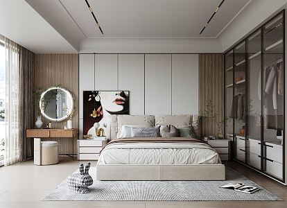 Modern Bedroom 3d model