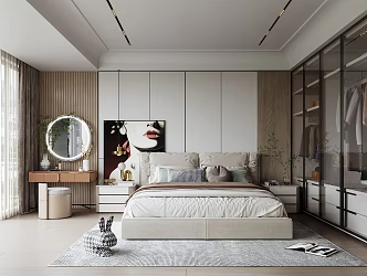 Modern Bedroom 3d model