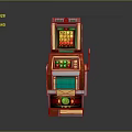 Game machine large game machine coin-operated game machine arcade 3d model