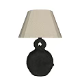 Table Lamp Pottery Pot Table Lamp Cloth Table Lamp Decorative Table Lamp 3d model