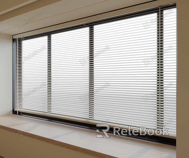 Modern venetian blinds model