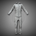 Ski Suit Clothes Coat Clothing Sportswear Sportswear Long Clothes 3d model