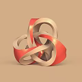 Industrial Equipment Intertwined Rings Grid Structure And 3D Mechanical Design Framework