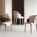 Modern Minotti Dining Chair 3d model