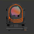 Infrared Steiner Laser Pistol Light Source Firearm Sight Firearm Device 3d model