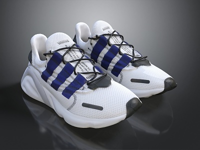 Modern sneaker Adidas Women's Slippers 3d model