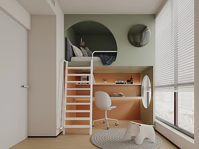 Modern Children's Room 3d model