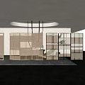 Silent screen partition 3d model