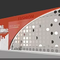 Check in Area Setup for 2023 Fashion Ceremony With Polka Dot Backdrop