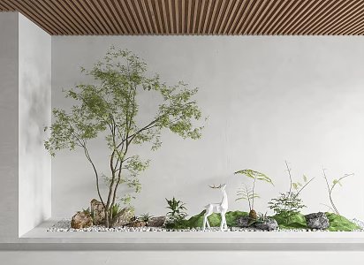 Modern landscape sketch interior landscape landscaping courtyard landscape sketch landscape tree 3d model