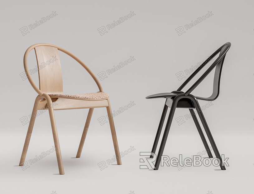 Modern Dining Chair Single Chair Dining Chair model