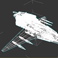 Sci-fi aircraft aircraft aircraft toy 3d model