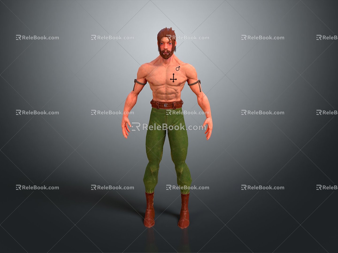 Muay Thai Free Fight Fighting Athlete Muay Thai Athlete Boxer Boxer Athlete Sanda 3d model