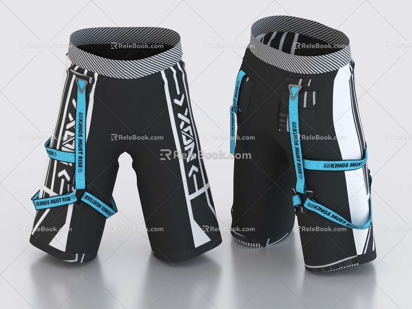 Sports Shorts Pants Shorts 3d model