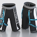 Sports Shorts Pants Shorts 3d model