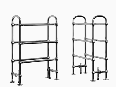 Stainless Steel Multi Tier Storage Racks With Wheels For Kitchen Organization 3d model