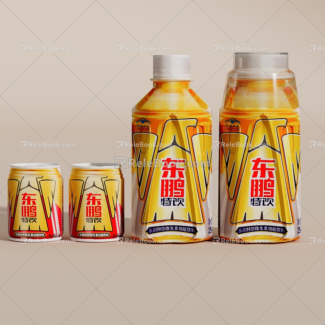 Beverage Dongpeng Special Drink Functional Drink 3d model