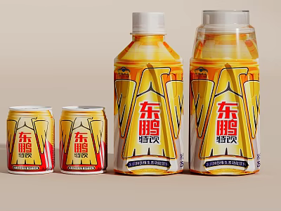 Dongpeng Special Drink In Different Package Types 3d model