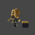 Sci-fi robot 3d model