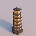 Chinese Pagoda 3d model