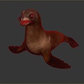 Seal Sea Animal Anime Character Game Character Cartoon Character Animation Character Anime Animal 3d model