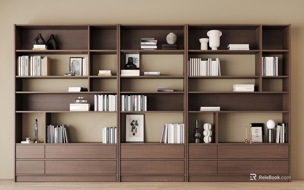 Modern Bookshelf Simple Bookshelf texture
