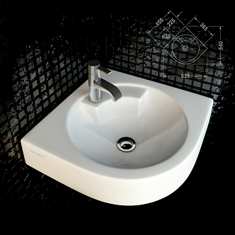 Wash basin 3d model