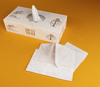 Modern Toilet Paper 3d model