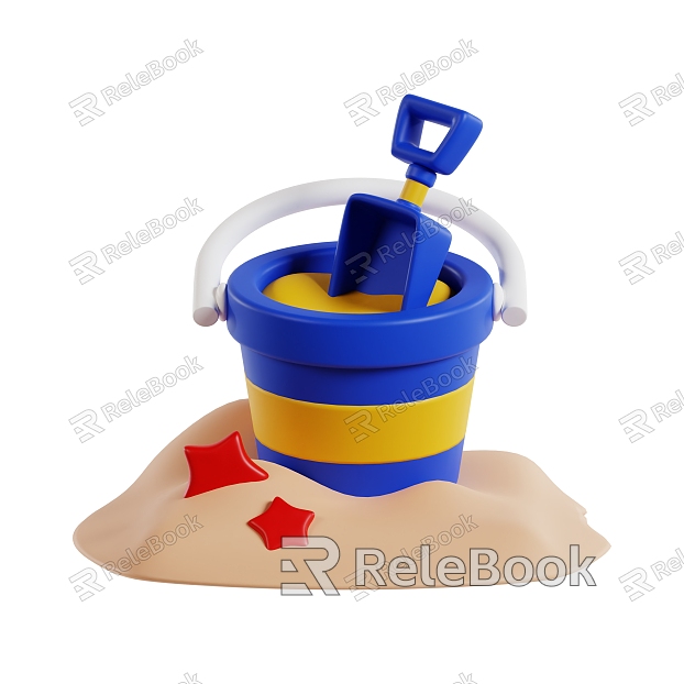 Sand dredger sand shovel children's toys beach toys model