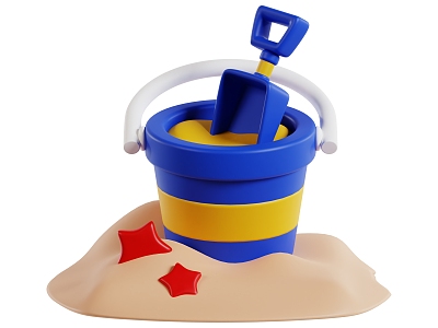 Sand dredger sand shovel children's toys beach toys model