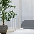 Folding Medical Examination Bed With Gray Mattress White Frame And Wheels In Indoor Setting