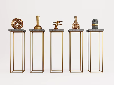 Light Luxury Ornaments Side Accessories 3d model