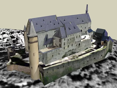 Tang Feng Ancient Building 3d model