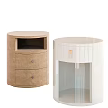 Modern Brown and White Chest of Drawers with Sleek Design and Storage Drawers