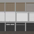 Various Window Blinds With Different Colors Styles And Textures For Decor 3d model