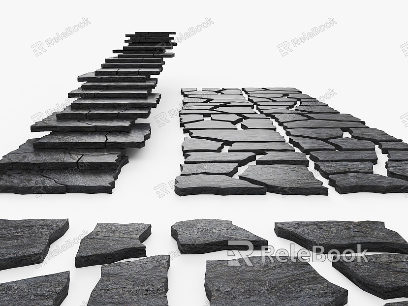 Modern Natural Slab Step Slab Paving Old Slab Slab Garden Road Slab Paving Crushed model