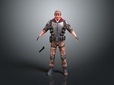 Special Forces Special Forces Special Army Special Warriors Rapid Reaction Force Soldiers Warriors 3d model