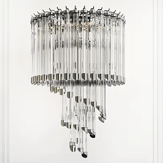 Vintage chandelier Eichholz 3d model