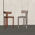 Modern Transparent Copper And Gray Single Chairs With Minimalist Design In Interior