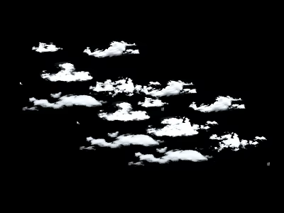 cloud and fog 3d model