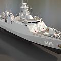 Cruise Ship Frigate Warship Destroyer Warship Sigma Class Light Frigate Ship Film Class Super Realistic High Precision Low Face Number Low Model 3d model