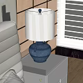 Table lamp table lamp side 3d model