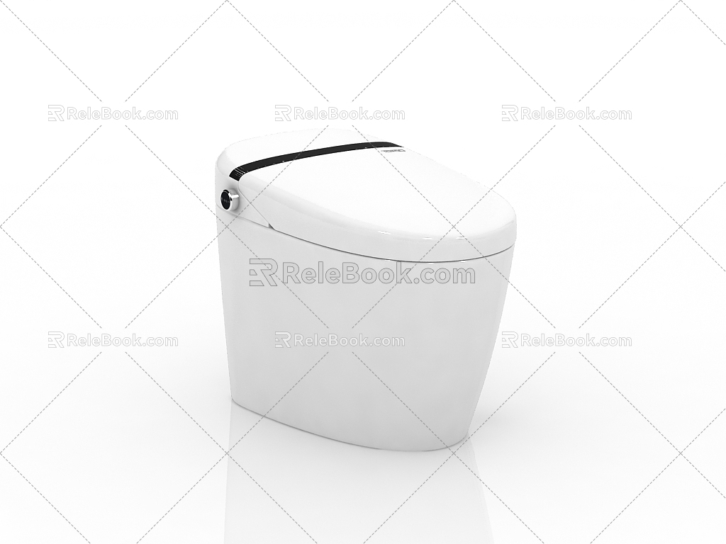 Sanitary Smart Toilet Toilet 3d model