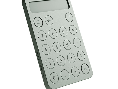 Modern Calculator model