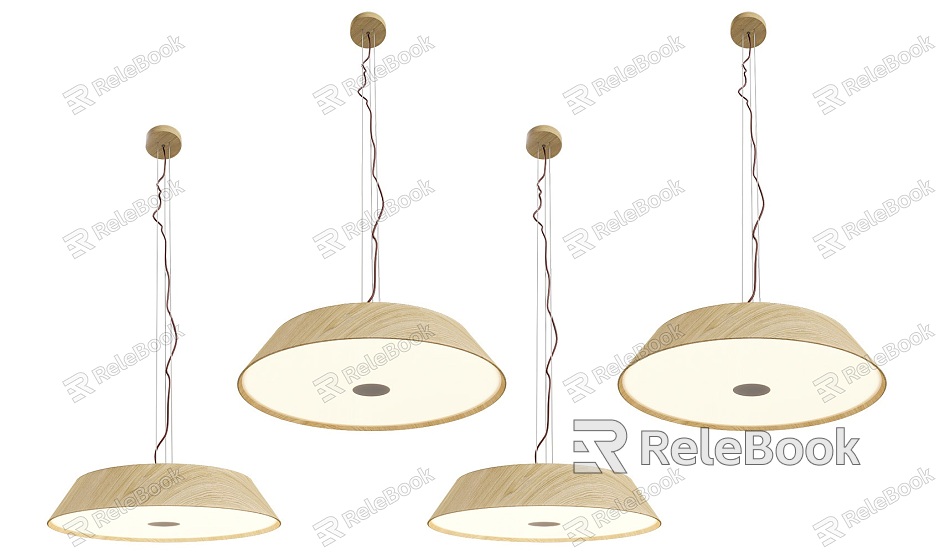 Creative Bar Chandelier Nordic Round Chandelier White Oak Chandelier Creative Glass Wood Chandelier Art Chandelier Creative Chandelier model