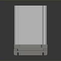 Durable Grey Metal Enclosure with Heat Sink Fins and Mounting Holes for Industrial Electronic Applications
