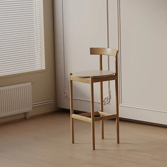 Modern Bar Chair 3d model
