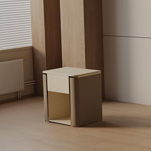 Modern bedside table 3d model