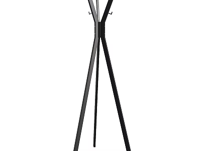 Modern Tripod Coat Hanger with Stable Metal Stand for Home Organizing 3d model
